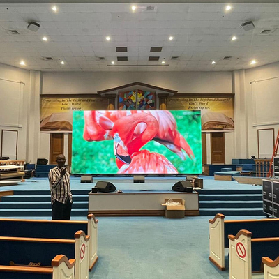 Stage Background Hd Led Wall P3 P4 , Outdoor Led Display Screen P3.91 For Church