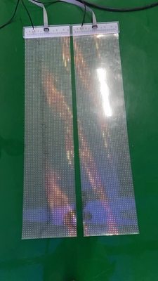 Full Color Indoor Film Soft Curved Curtain High Transparent Led Display P7.5 P10