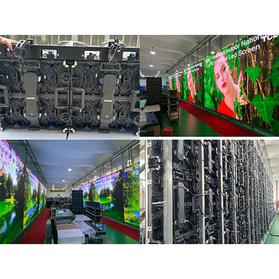 Hd Stage Background Slim Led Display , P2.9 P3.9 P4.8 Rental Led Video Wall Screen