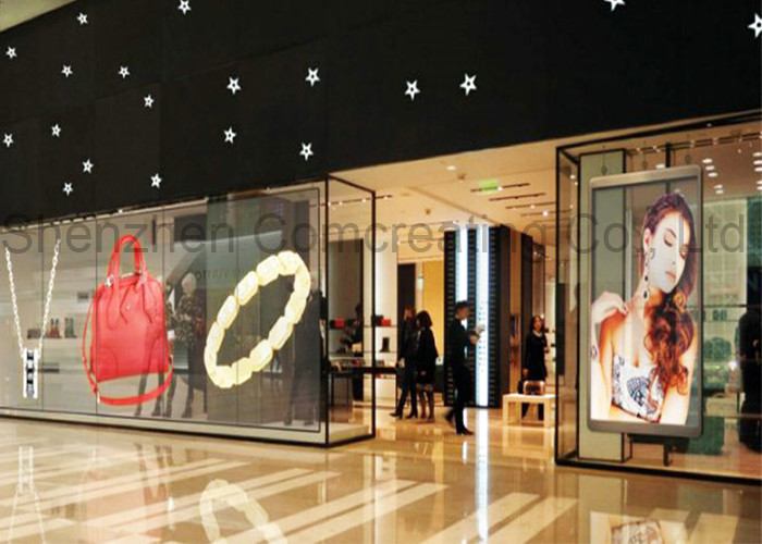 ultra light commercial advertising transparent led display smd full