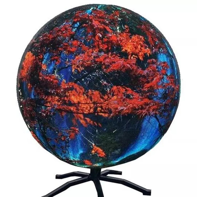 Advertising Indoor P3.91 P4 P4.8 RGB Led Sphere Screen With Soft Module 3D Vision