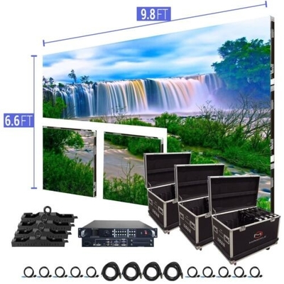 Indoor Outdoor LED Stage Backdrop Screen 500x500mm Seamless Splicing Rental LED Screen