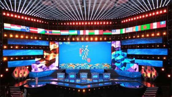 Indoor Outdoor LED Stage Backdrop Screen 500x500mm Seamless Splicing Rental LED Screen