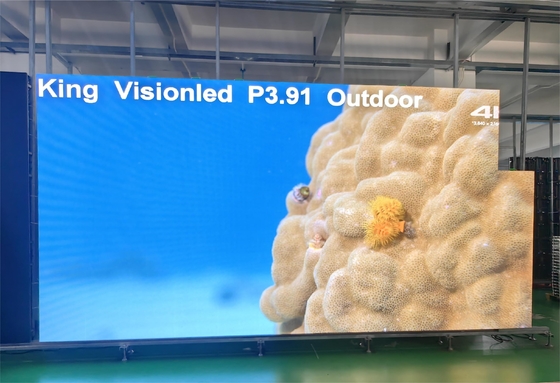Full Color Outdoor LED Display Screen Advertising Board P3.91 500*1000 Mm