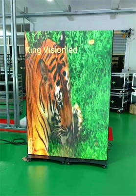 Full Color Portable LED Mirror Poster Screen For Mall Indoor P1.8 P2.5mm Standing Advertising Screen Display