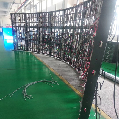 Small Large Flexible Led Screen Panel Column Cylindrical Led Display P3 P4