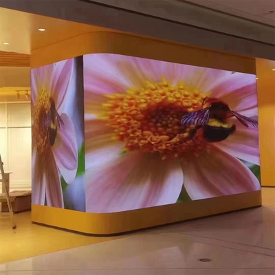 Ultra-Thin Flexible Led Screen Panel Outdoor P1.8 P2  S Shaped
