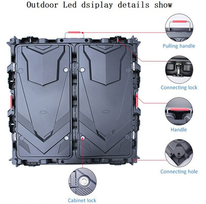 IP65 Truck Mounted LED Display Front Service Fixed Exterior P6 P8 P10