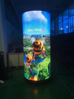 P2.5 P3 Indoor Flexible Led Screen Panel Curved Led Display Wall Showcase