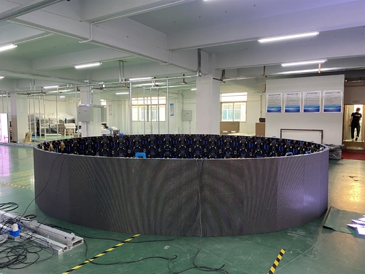 2mm Curtain Flexible Led Display Module Curved Led Video Wall Soft