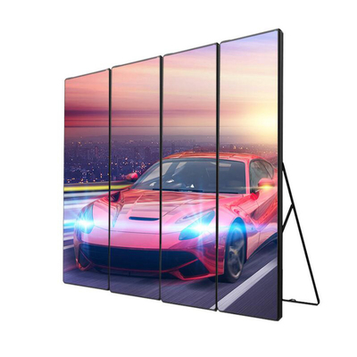 P1.8 / P2.5 Mirror Poster Indoor Led Video Wall For Store Commercial Advertising Screen 1080P