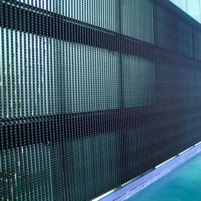 Transparent Glass Led Screen Wall Curtain Window Superior IC P3.9 P7.8mm