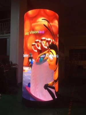 P3.91 Flexible LED Screen Panel 500x500mm LED Stage Screen Rental Fashion Shape