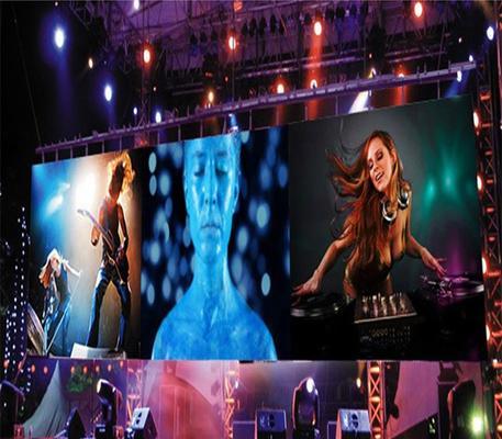 Low Noise Outdoor P3.91 64*64 LED Video Wall Display Front And Back Maintenance