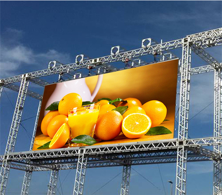 Low Noise Outdoor P3.91 64*64 LED Video Wall Display Front And Back Maintenance