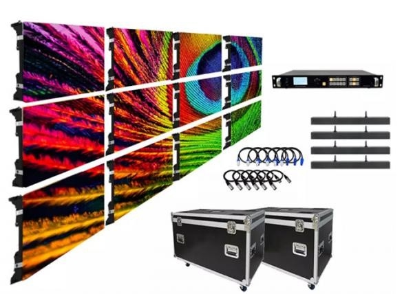 Outdoor 3.91mm Concert LED Screens Rendering Full Color 500mmx1000mm Cabinet