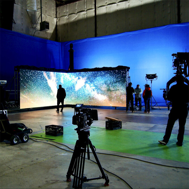 Vfx Vp Virtual Production Movie Studio Wall Immersive LED Screen 7680hz Hd P2.6