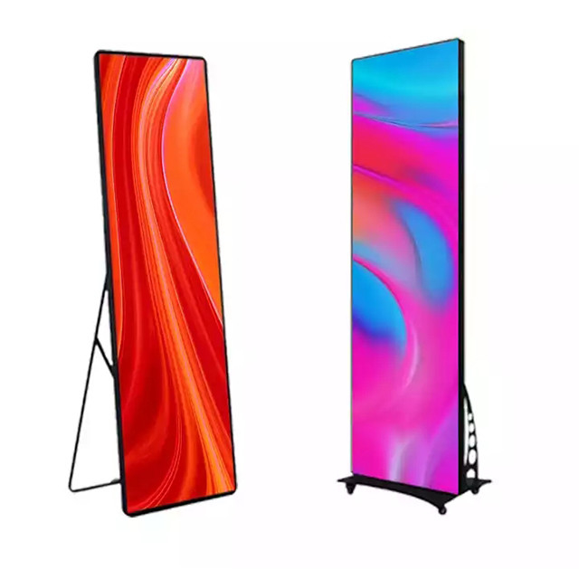 P2.5 Seamless Splicing Portable LED Screen Digital Indoor LED Poster Display For Events