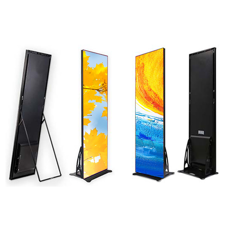 P2.5 Digital Display Indoor LED Mirror Floor Standing Advertising LED Poster Display Screen