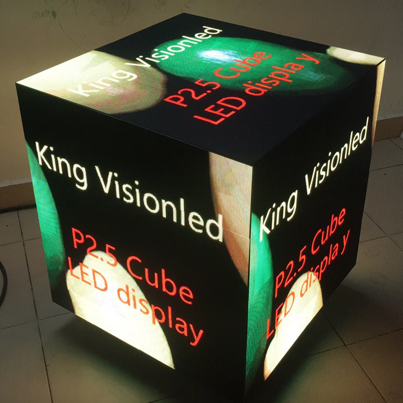 4k Indoor Led Video Wall Panels P2.5 Advertising Rubik'S Cube With Magnets